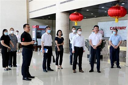 天津银行副行长刘刚领一行莅临恒银科技走访交流