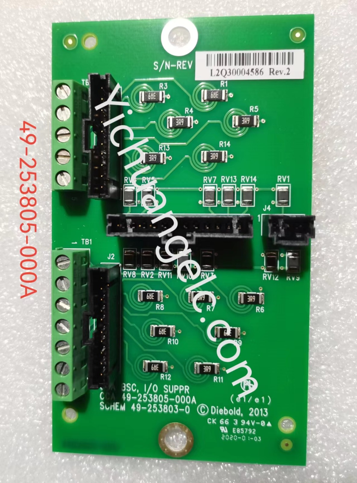 ATM Diebold  49-253805-000A  CCA,BSC,I/O SUPPR 5501 3550 3750ATO 5550